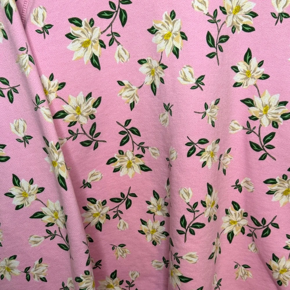 Draper James Pink Sweater with Floral Design